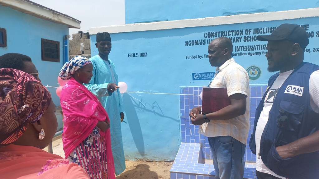 Plan International Constructs  Inclusive Latrines at Borno’s Ngomari Gana School  