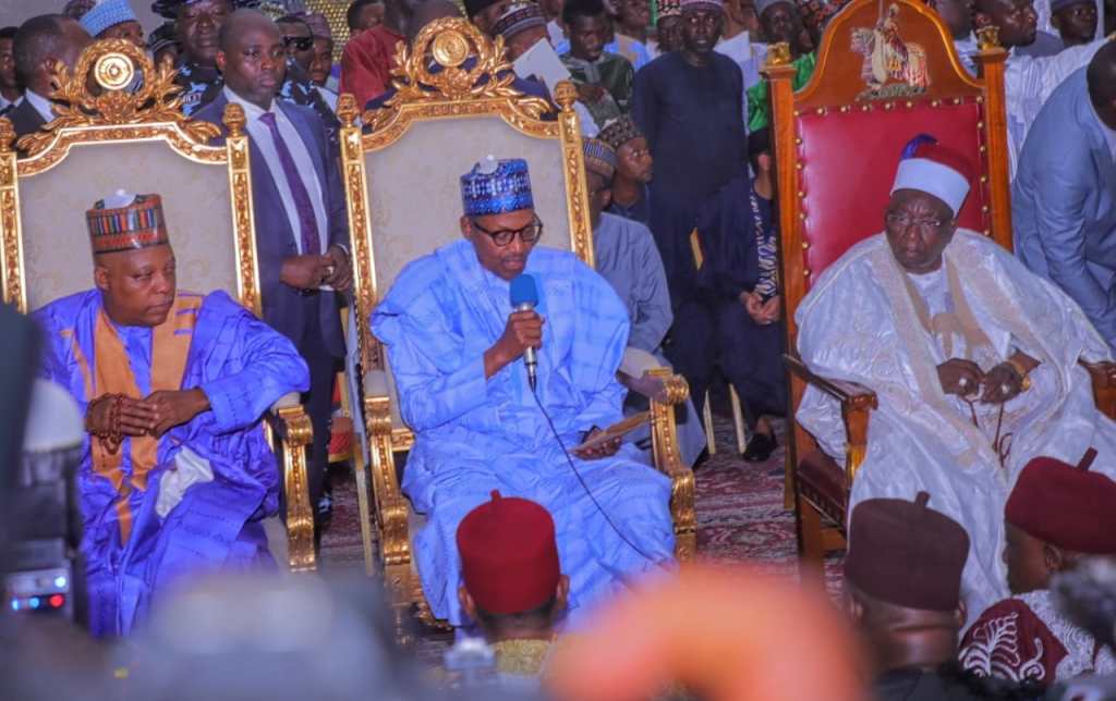 Former President Buhari, VP Shettima, 17 Governors At Governor Zulum Son’s Wedding in Maiduguri 
