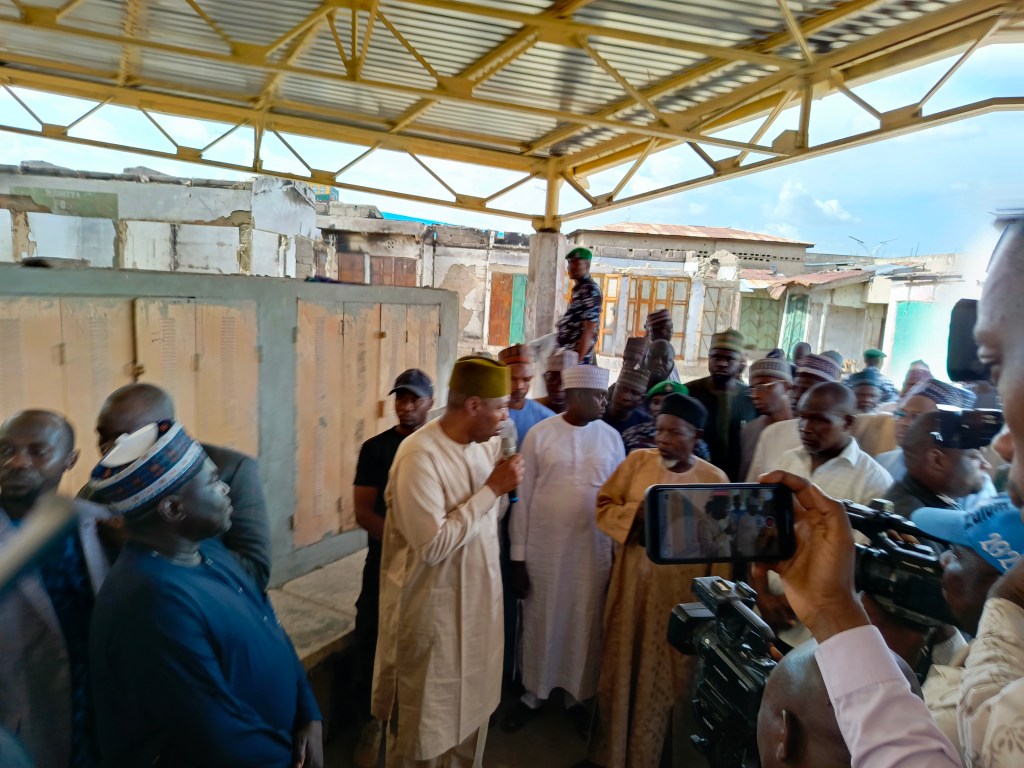 Governor Zulum Urges Swift Reconstruction of Maiduguri Monday&nbsp;Market