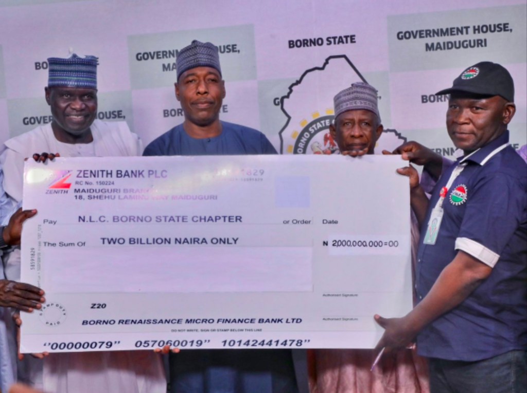 EDITORIAL: On Governor Zulum’s N2 Billion Loan to Borno Organised&nbsp;Labour