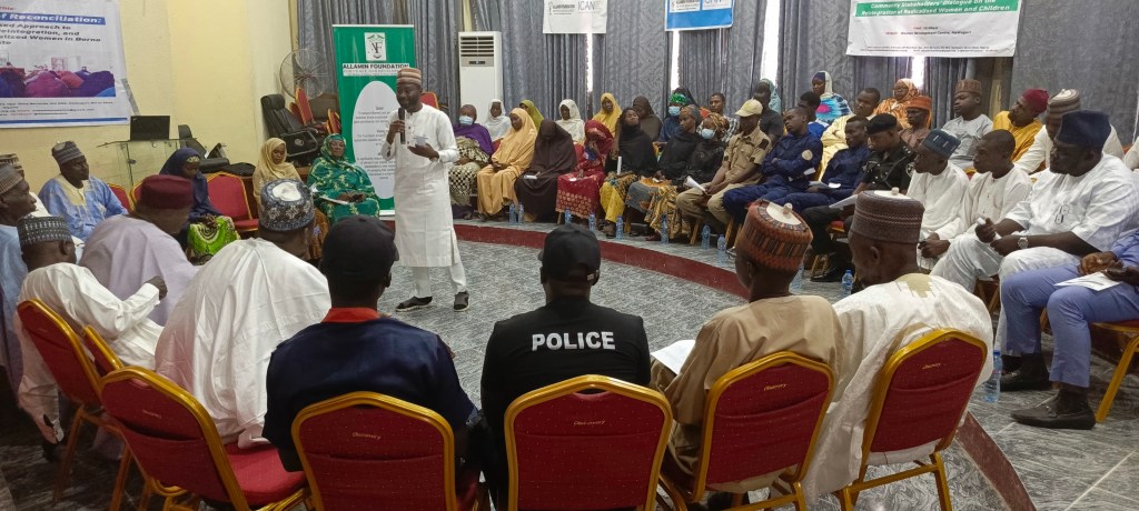 Community  Stakeholders Brainstorm On Strategy For   Reintegration of Surrendered Boko Haram Members 