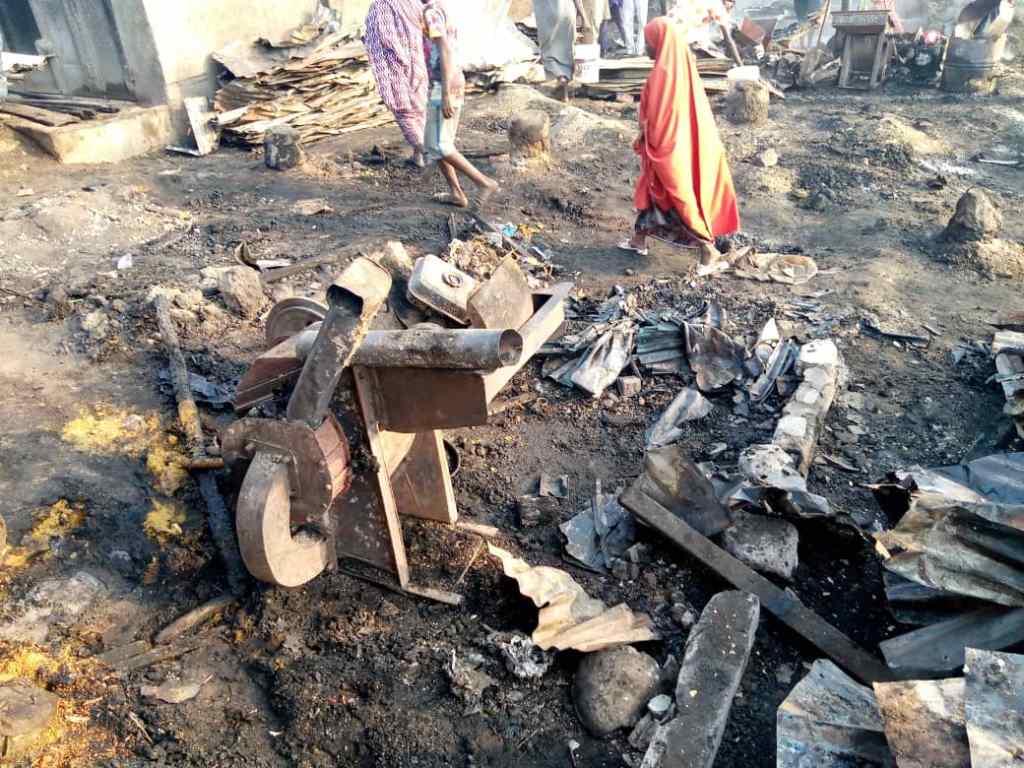 Again, Fire Guts Maiduguri’s Gamboru&nbsp;Market