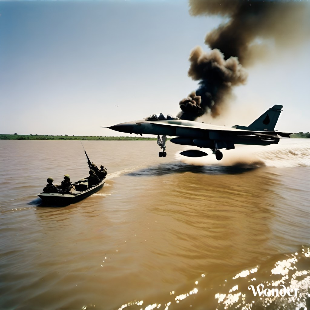 Air Force Jet Bombs ISWAP Terrorists’ Boats, Resulting in Many Casualties on Lake Chad&nbsp;Waters