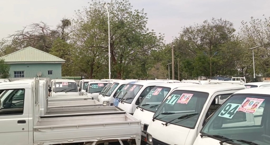 Borno Senator Gifts 110 Mini Trucks to Alleviate Economic&nbsp;Hardship