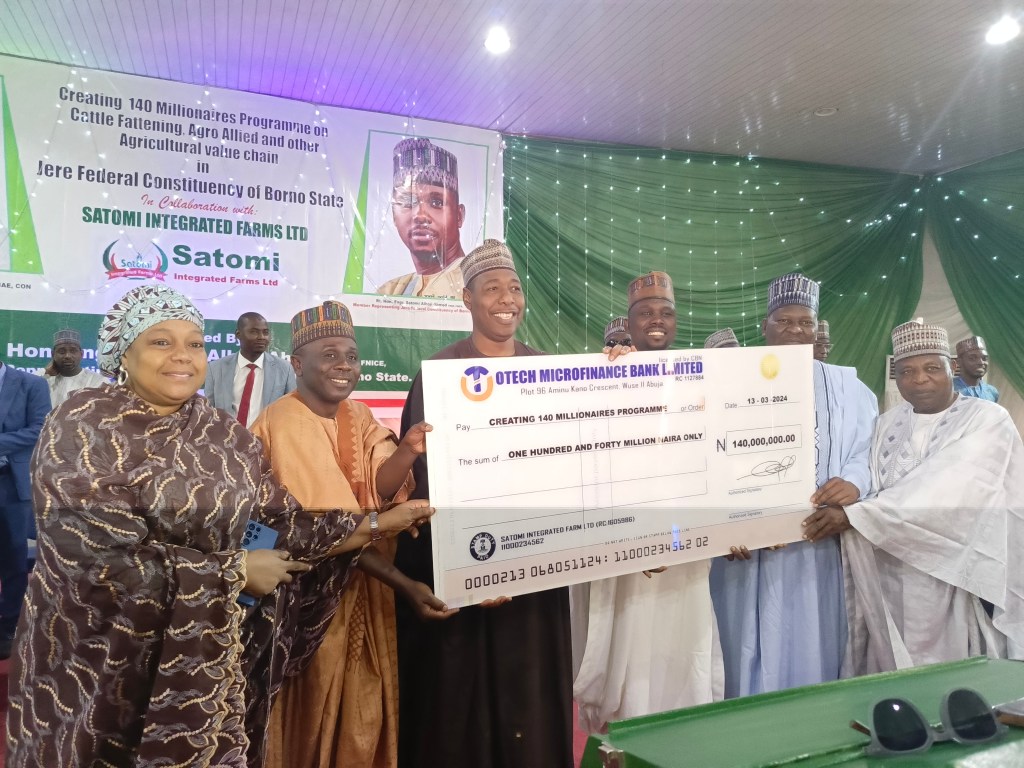 Borno Federal Lawmaker Distributes N140 Million to Empower 113 Local&nbsp;Farmers