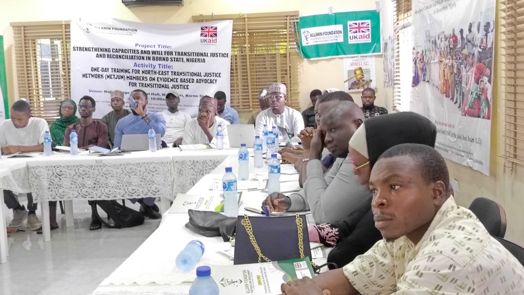 Allamin Foundation, UKaid Train Borno CSOs on Evidence-Based Advocacy for Transitional&nbsp;Justice