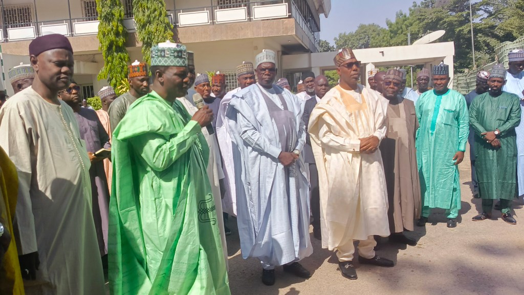 Parents of Resuming Borno Pupils Smile as Senator  Lawan Donates Free Books, Study Materials to Flood-affected&nbsp;Schools