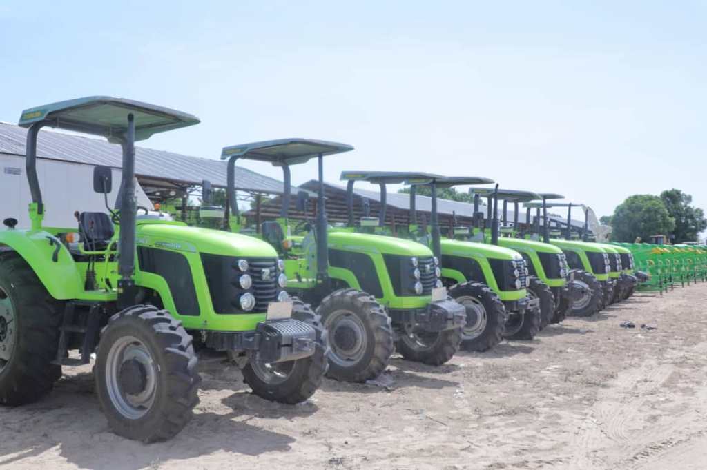 VP Shettima Commissions 375 Refurbished Tractors, Praises Borno’s Agricultural&nbsp;Push