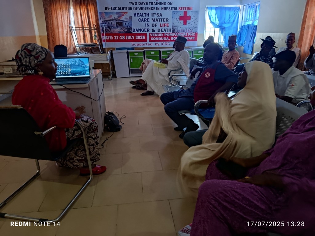 Red Cross Concludes Training on De-escalating Hospital Violence in Borno&nbsp;State