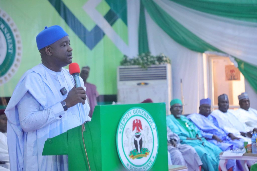 Borno ‘Acting Governor’ Reads Riot Act to Newly Sworn-in LG Chairmen